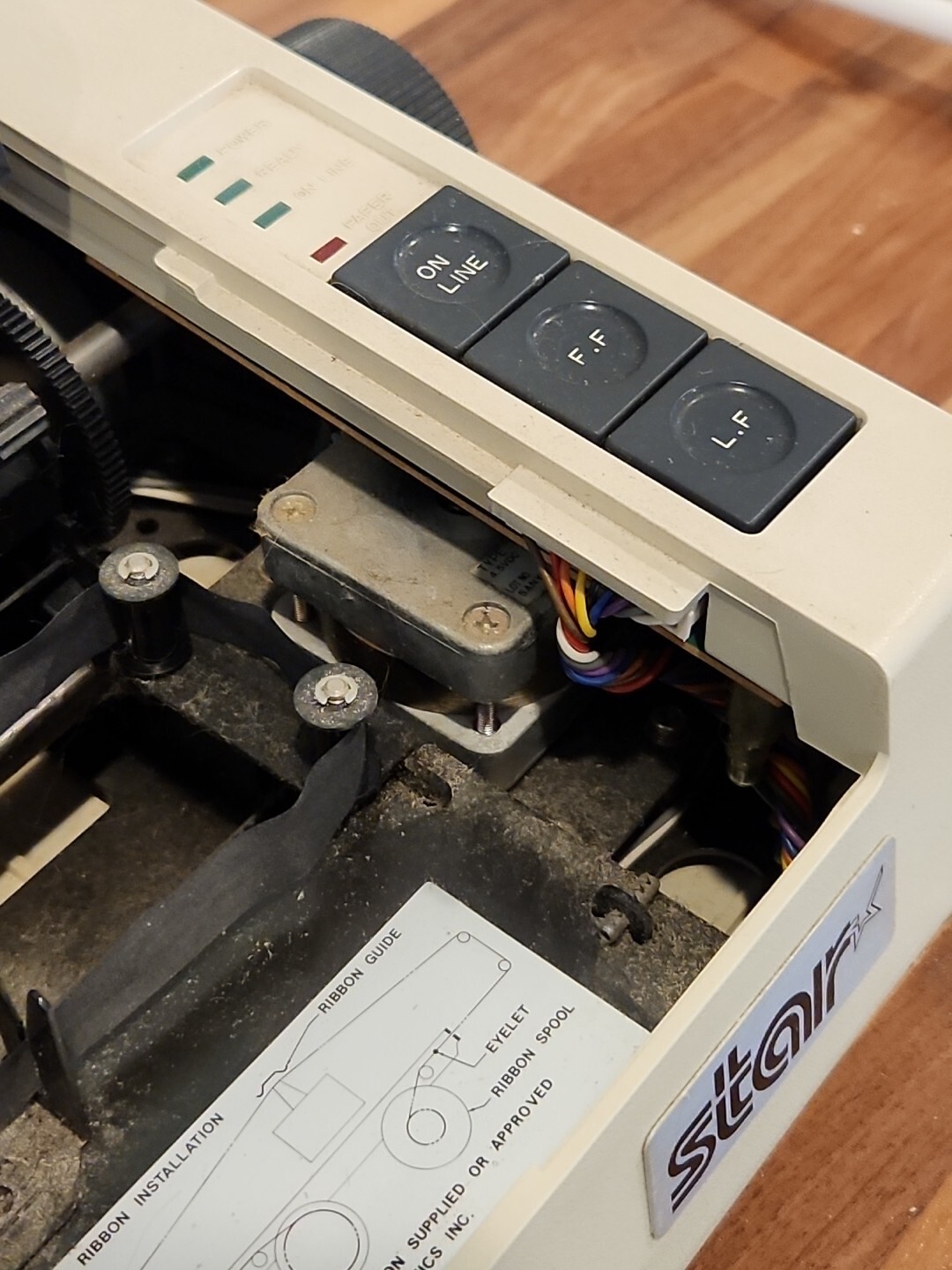 Star Gemini 10X Dot Matrix 9pin Printer Vintage