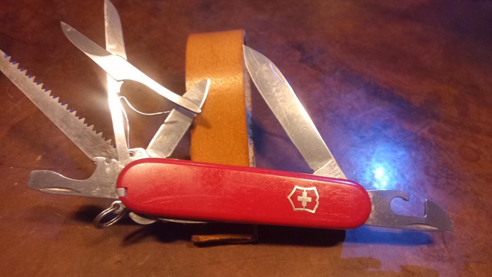 Victorinox Huntsman Swiss Army Pocket Knife - 91MM, Saw and Scissors
