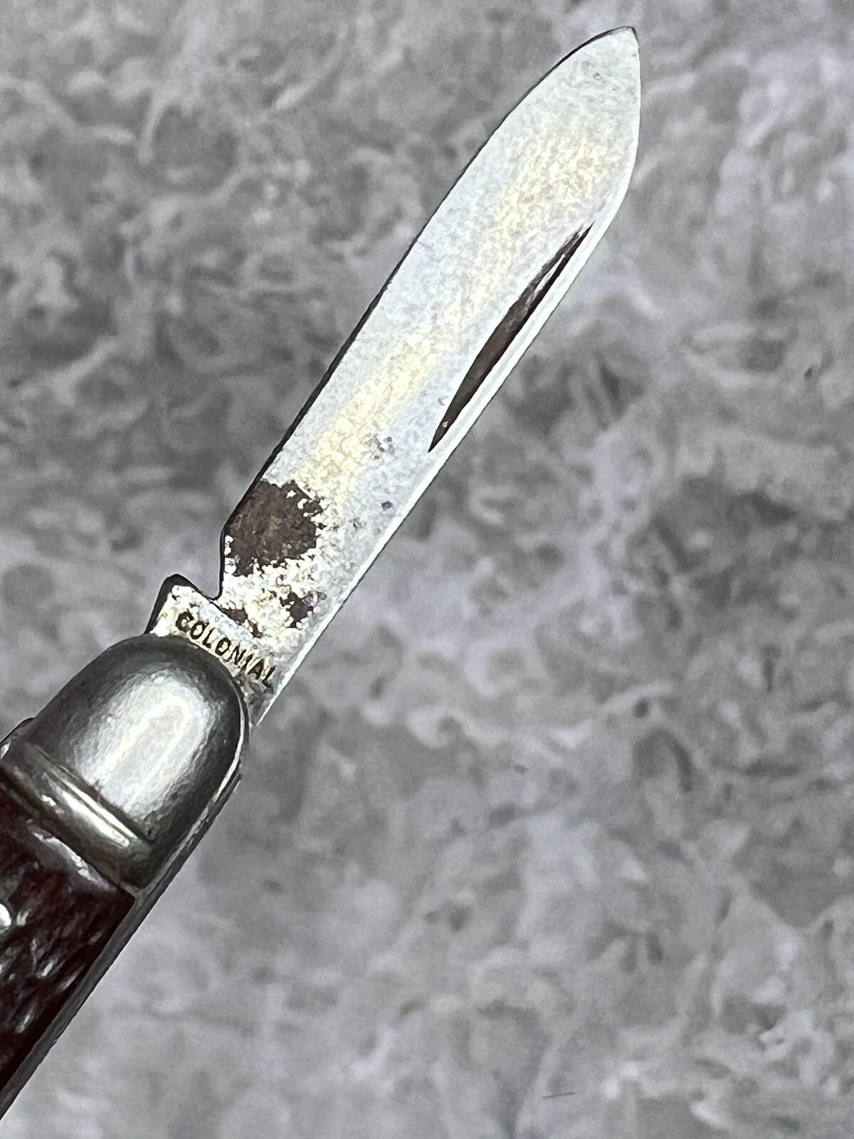 Colonial Vintage Pocket Camping Folding Knife 2 Blade #`1721
