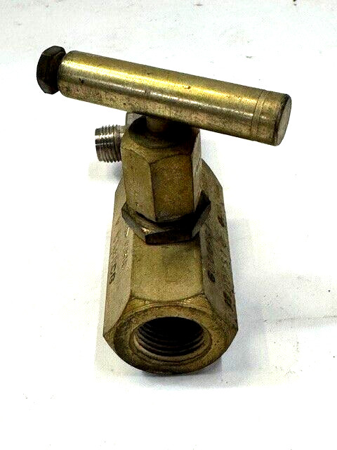 PGI NEEDLE VALVE V508CCG 1/2" X 1/2" THREADED FITTING