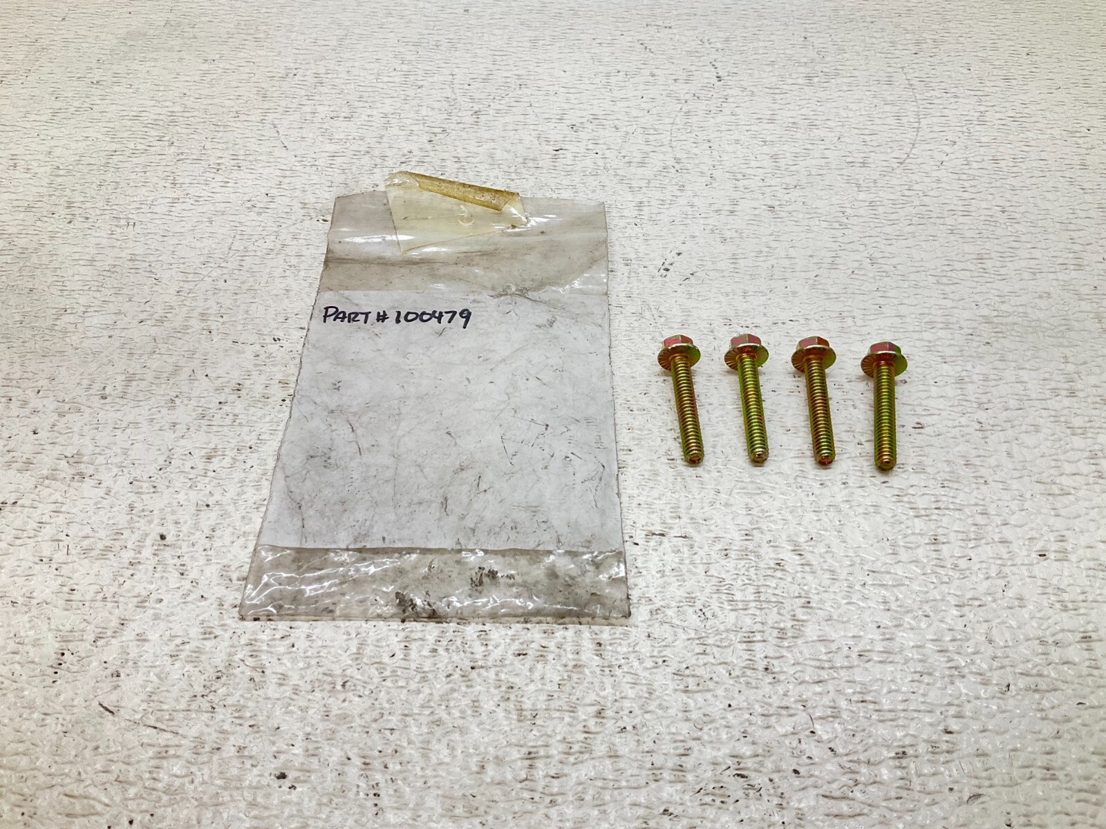 TE 100479 HEX CAP Bolt Lot of 4 New (TSC)