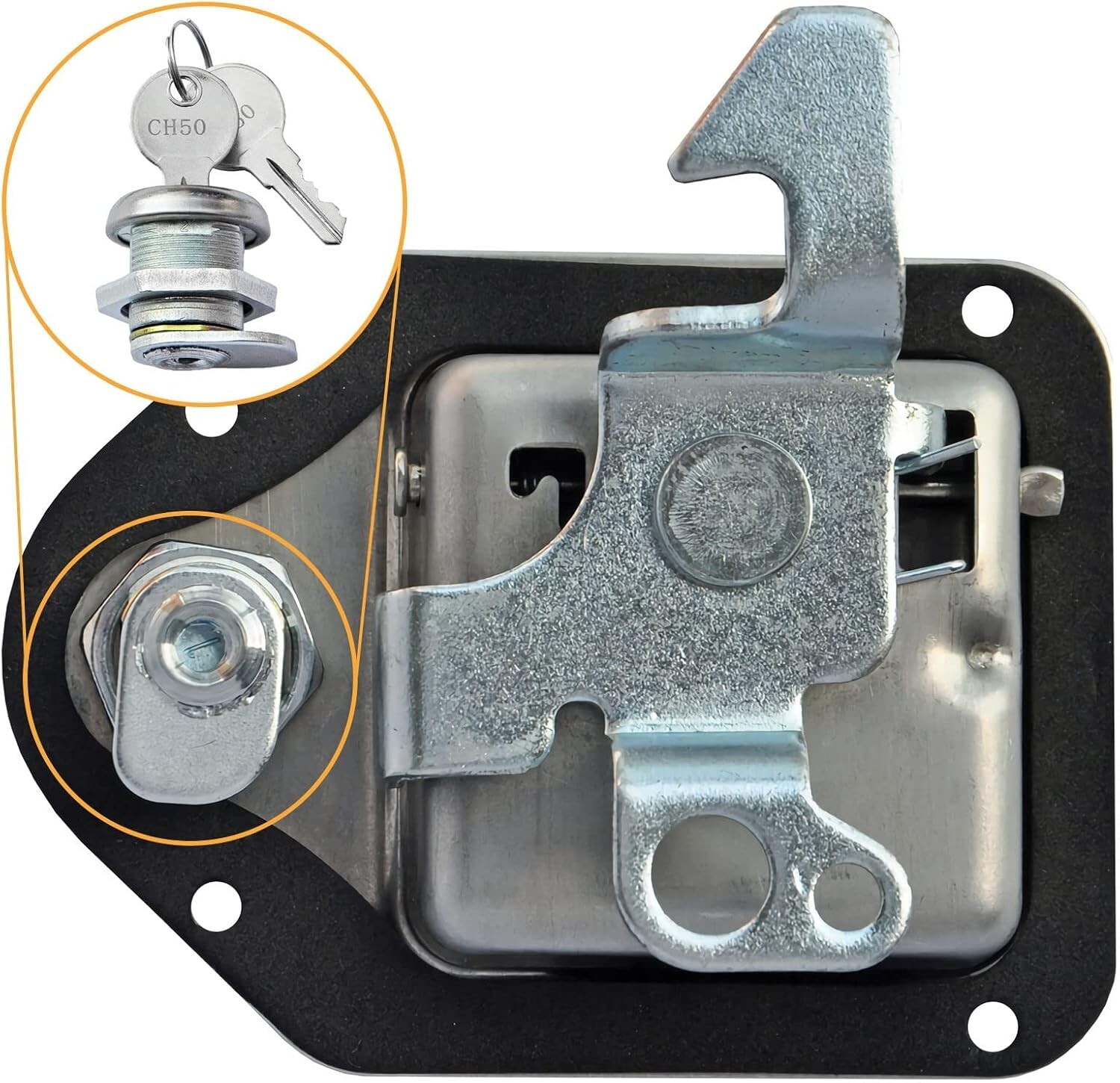 Truck Tool Box Lock Replacement with Keys Pickup Toolbox Latch Cylinder 1 Pack