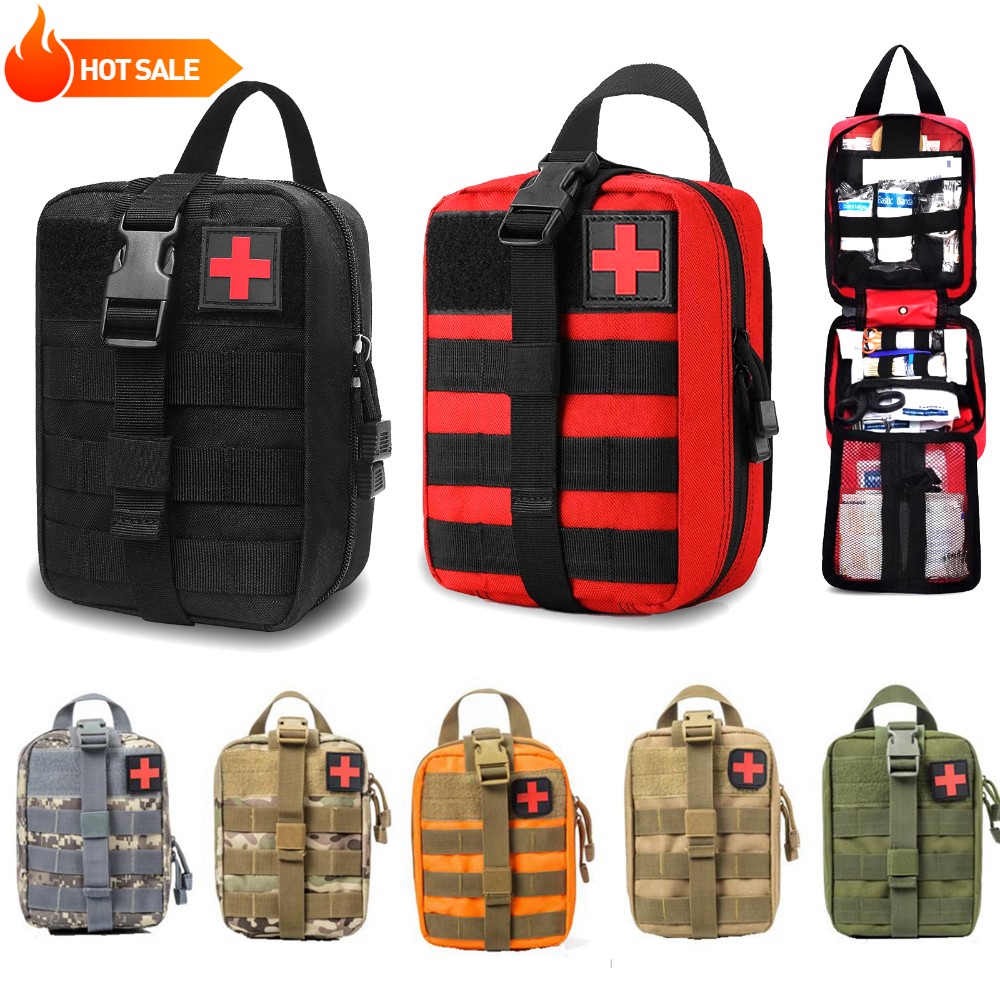 Tactical MOLLE Rip Away EMT Medical First Aid IFAK Pouch Utility Bags (Bag Only)