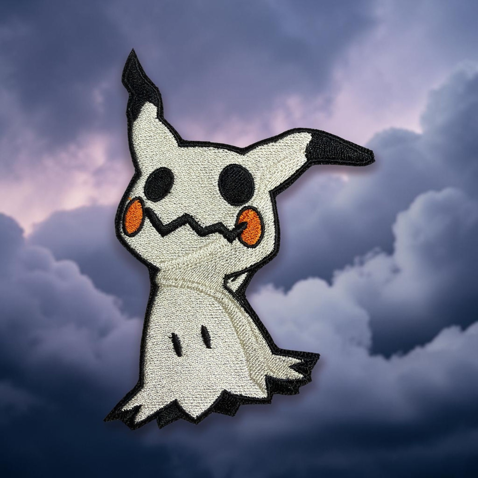 Mimikyu Pokemon Embroidery Patch 4.77" x 4.21"