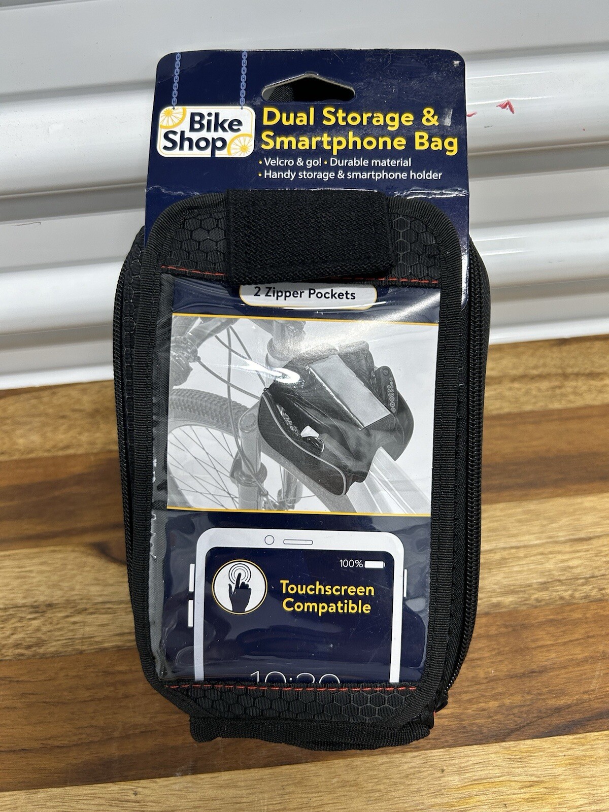 Bike Shop Dual Storage & Smart Phone Outdoor Travel Bicycle Cycling Zip Bag MEW