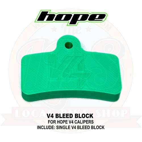 Hope V4 Brake Service Tool - Caliper Piston Bleed Block - Brand New