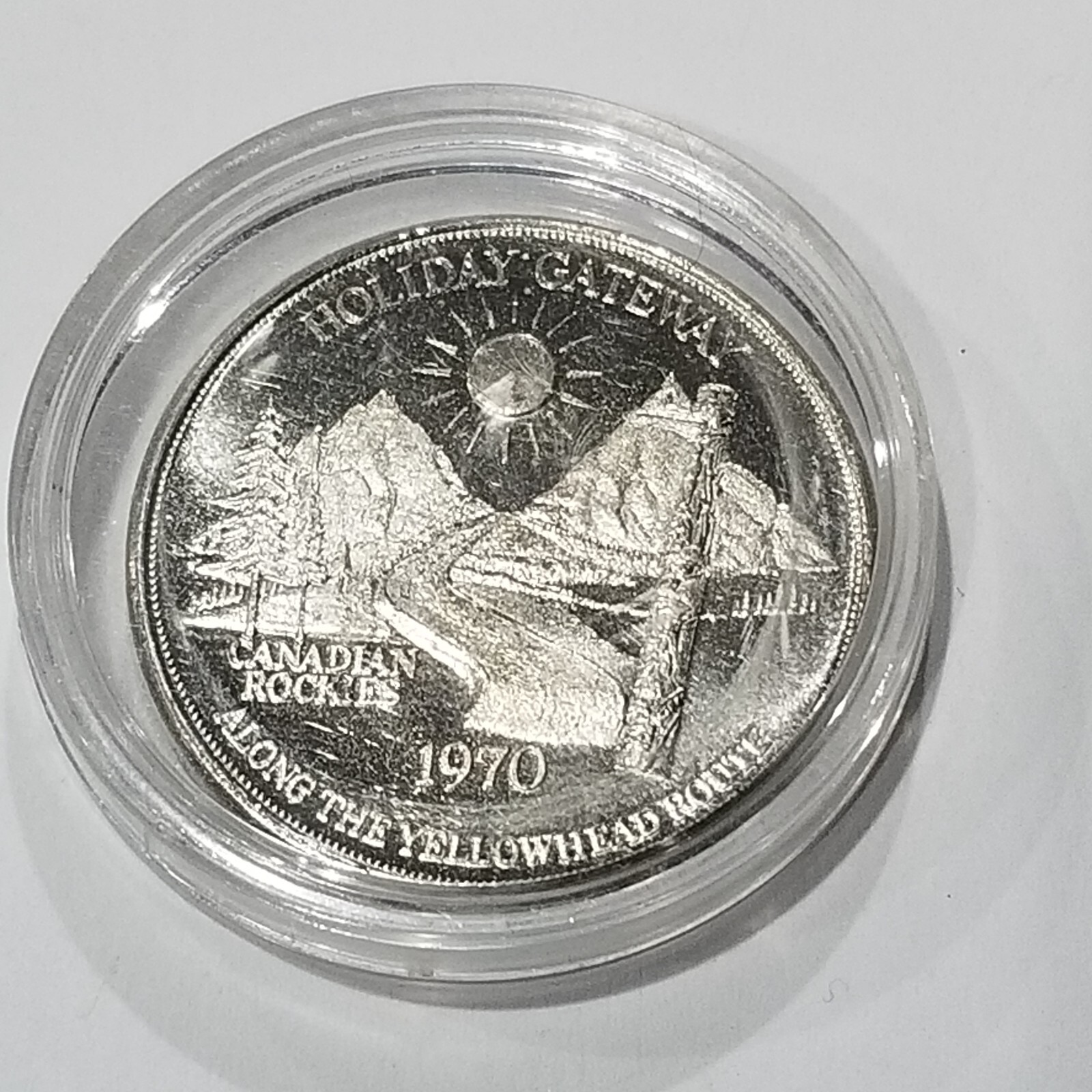 1970 CANADA JASPER DOLLAR "HOLIDAY GATEWAY" Souvenir Coin (4321)