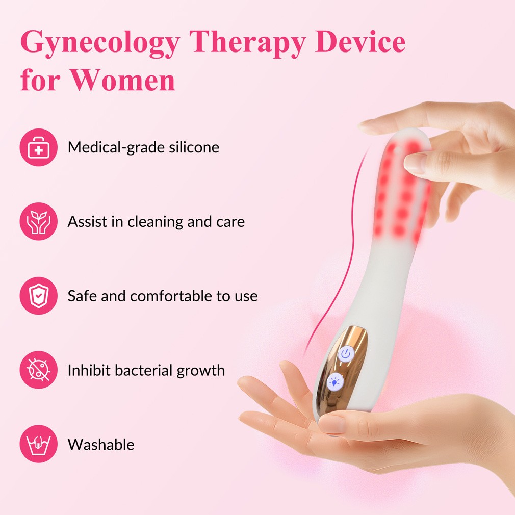 660nm Red Light Pelvic Therapy Device Vibration Heating 40°C