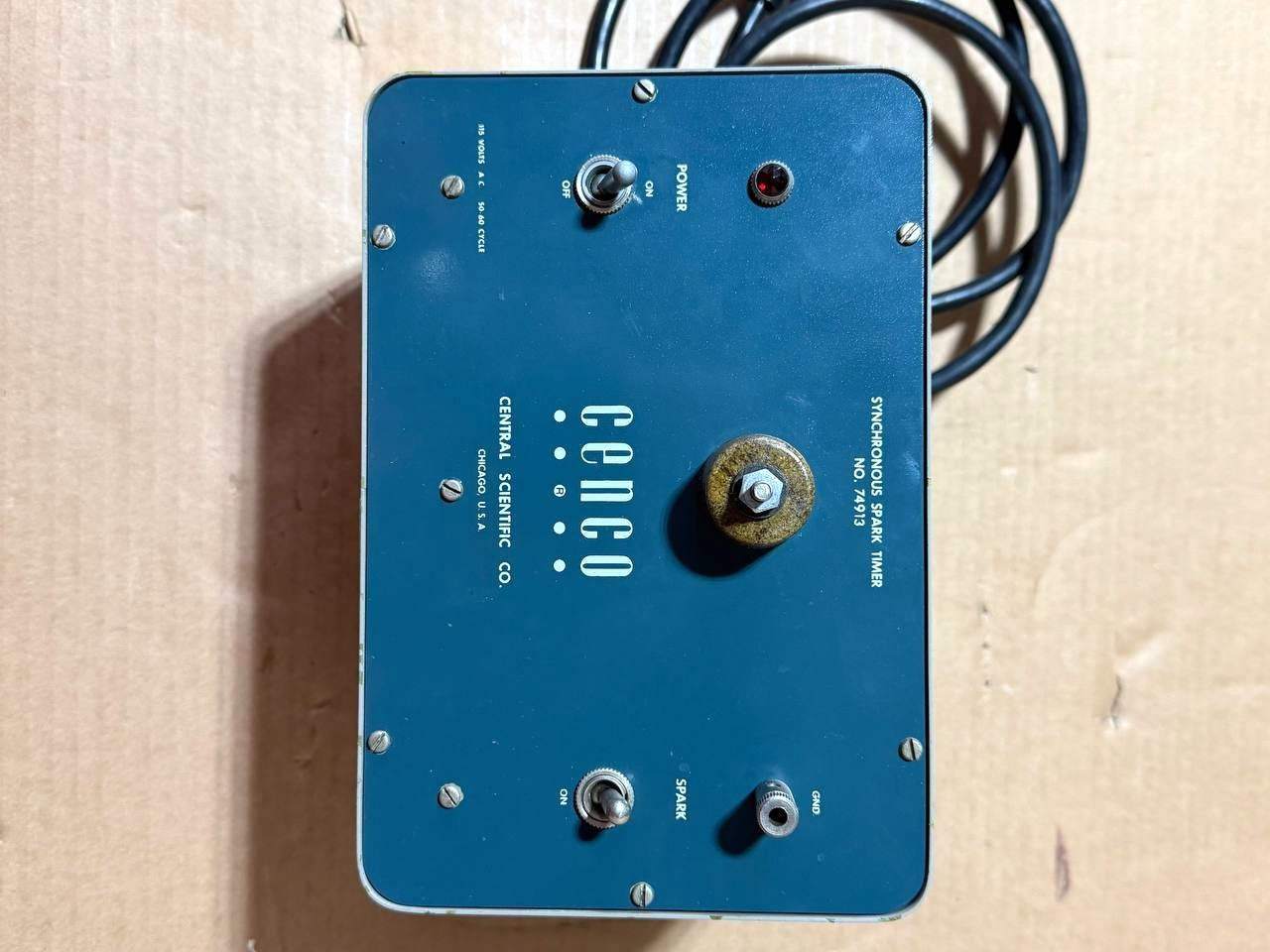 Vintage Cenco Synchronous Spark Timer 74913