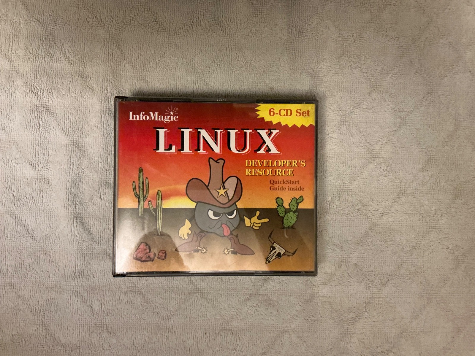 Linux Developer's Resource Infomagic COWBOY 6 CD Set Red Hat Slackware Kernel
