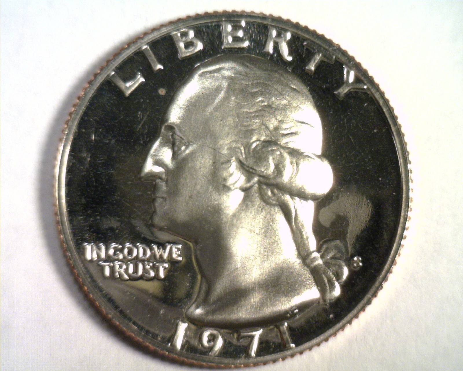 1971-S WASHINGTON QUARTER GEM PROOF CAMEO GEM PR CAM NICE ORIGINAL COIN 99c SHIP
