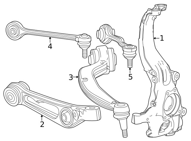 Genuine GM Knuckle 84739336