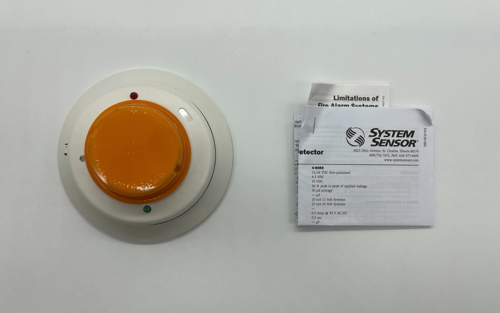 System Sensor 4W-B Smoke Detector 4-Wire - Same Day Shipping (SEALED)