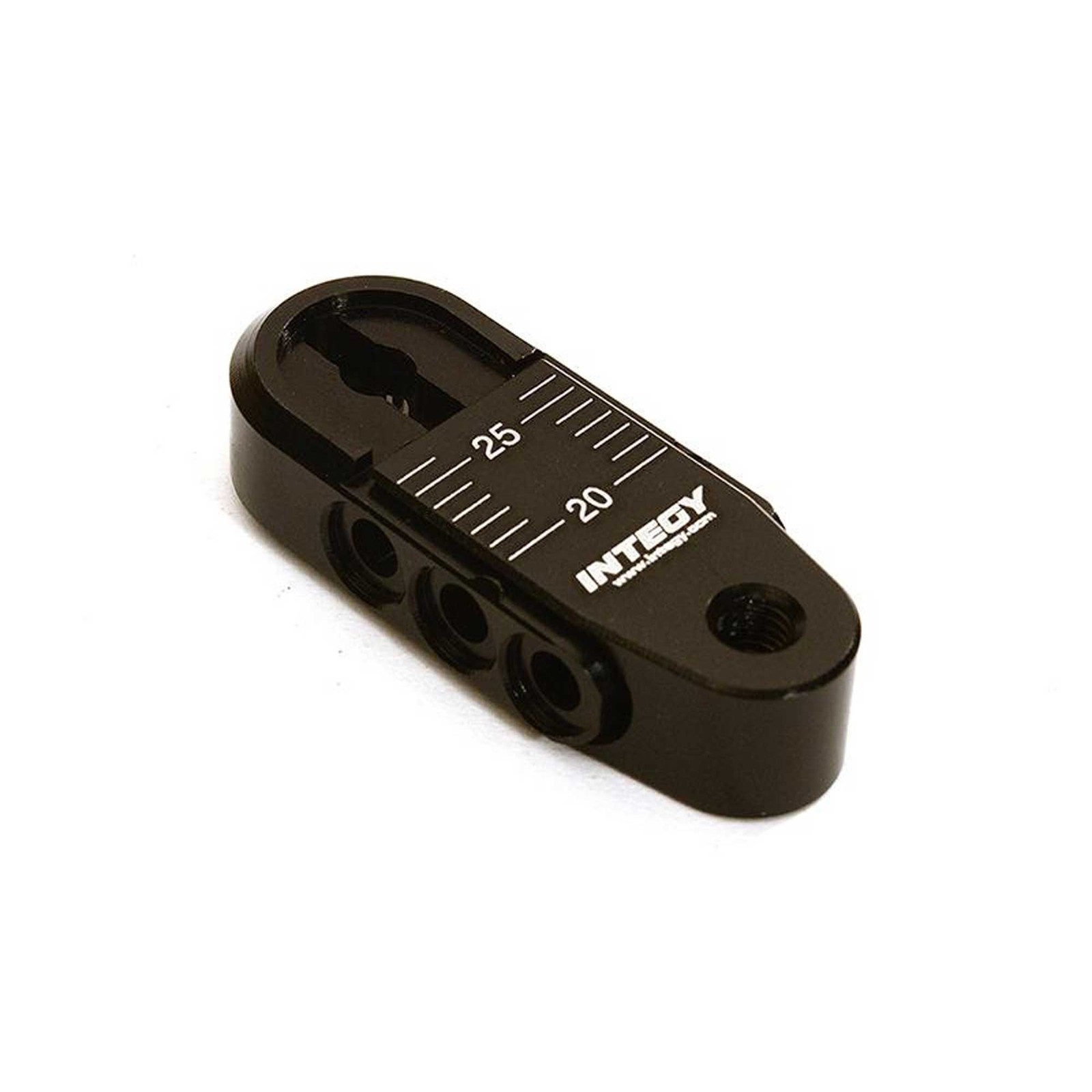 Integy C28402BLACK - Adjustable Steering Servo Horn, 25T, 20-25mm