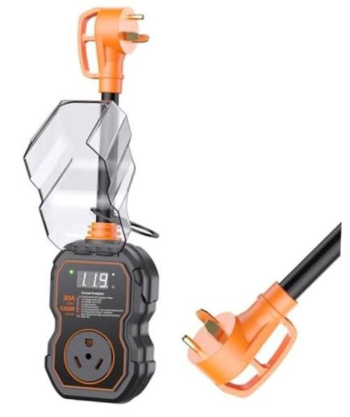 3rd-Gen 30 Amp RV Surge Protector with LED Display, 2026 Upgraded 30AMP-LED