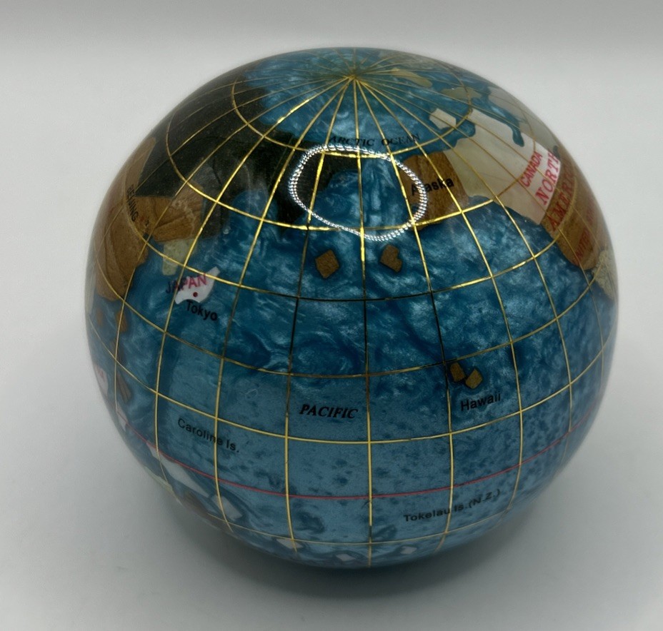 Gemstone Globe Blue