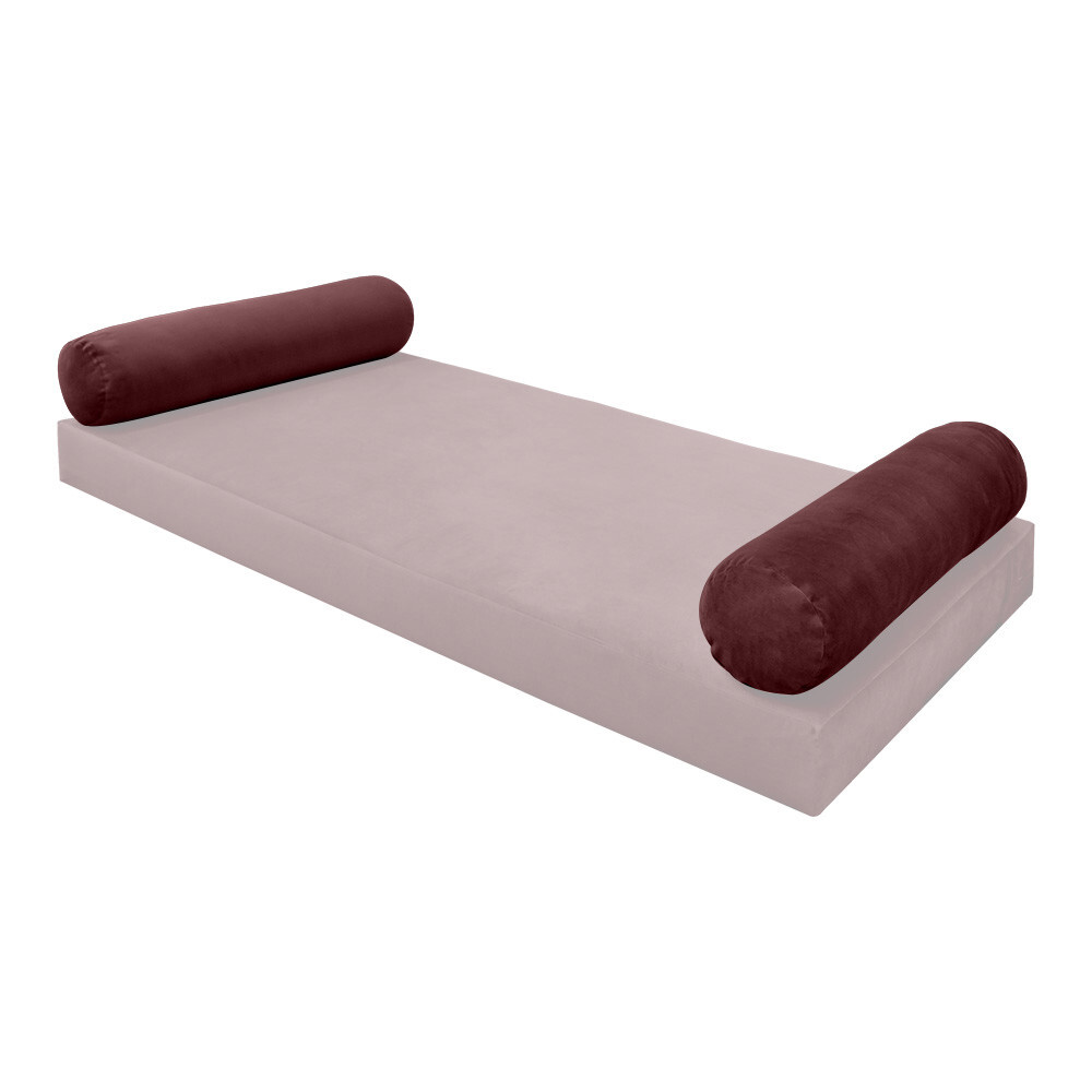 SLIPCOVER ONLY KnifeEdge Full Style V5 Velvet Indoor Daybed Bolster Pillow AD368