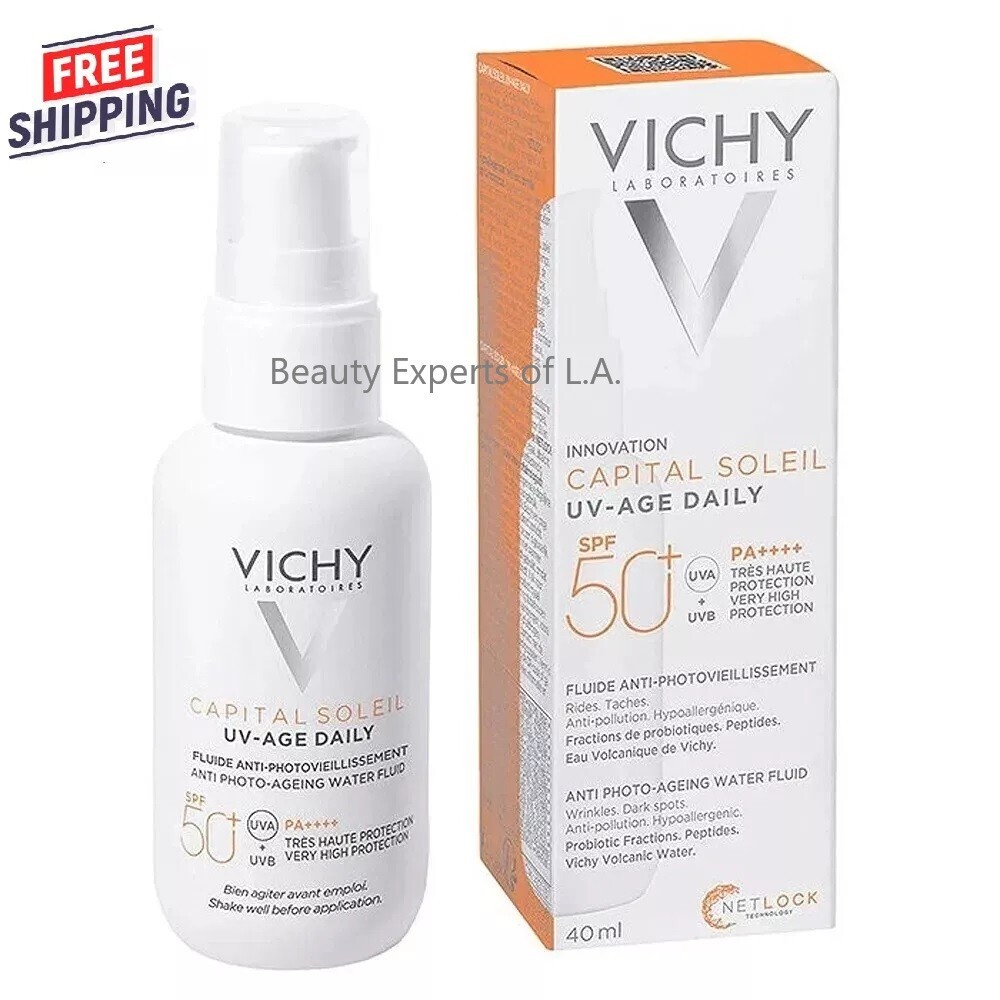Vichy Capital Soleil UV-Age Daily Anti-Photoaging Fluid SPF50+ Sunscreen 40ml