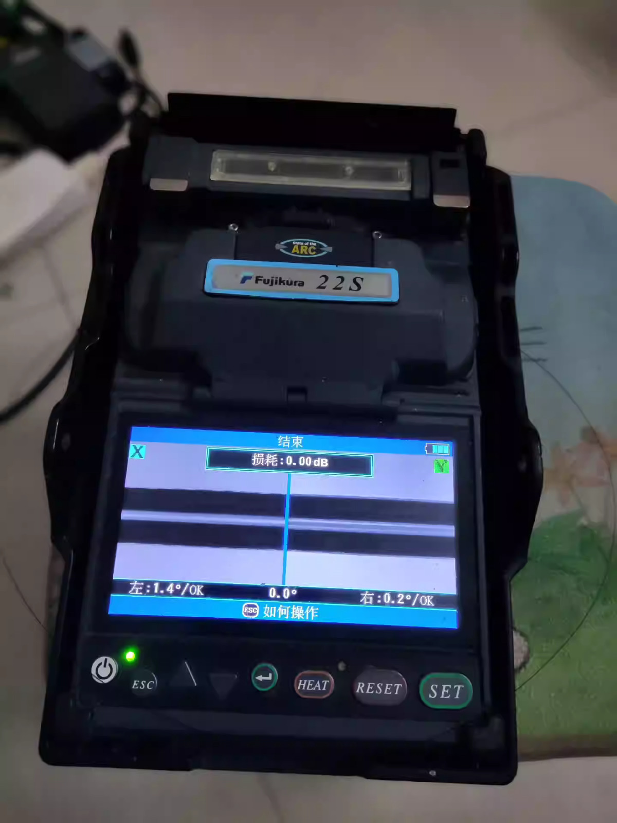 1PCs Fujikura fujikura 22s Arc Fusion Splicer//F