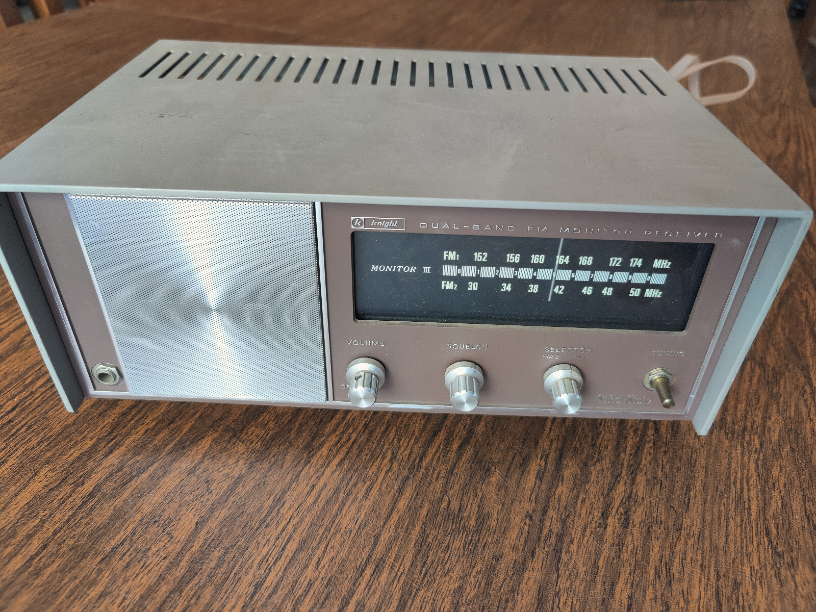 KNIGHT Dual Band FM1 FM2 Monitor Receiver Ham Radio Police Weather 912-006-T
