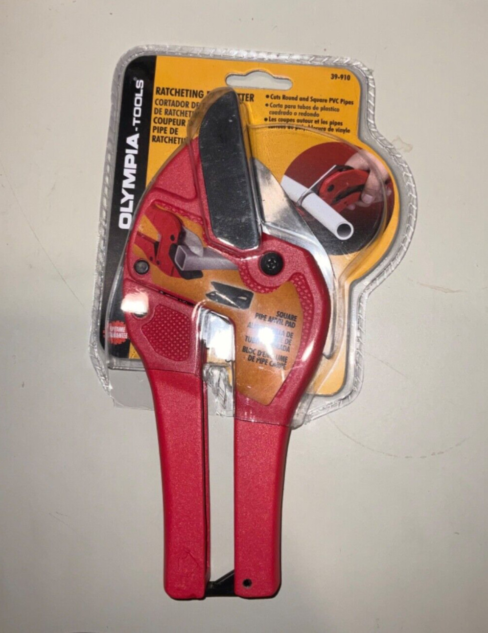 NEW Olympia Tools Ratcheting Pipe Cutter, 39-910