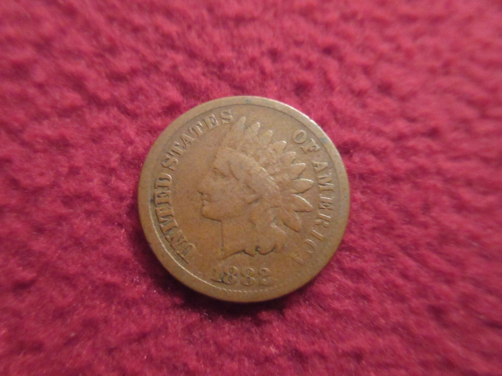 1882 DATED INDIAN CENT ORIGINAL