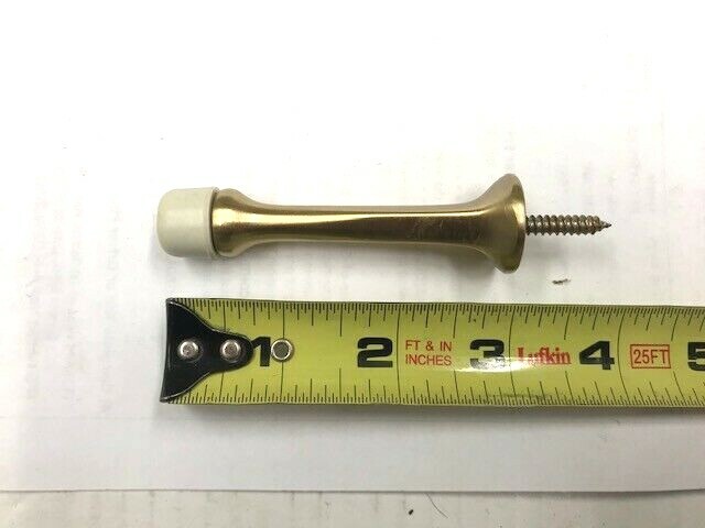 Ives 61MB4 Solid Satin Brass Baseboard Wall Door Stop