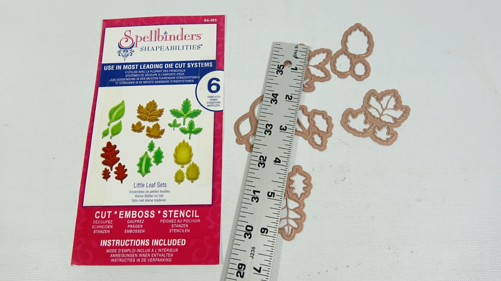 Spellbinder Shapeabilities Little Leaf Sets Fall Craft Dies S4385