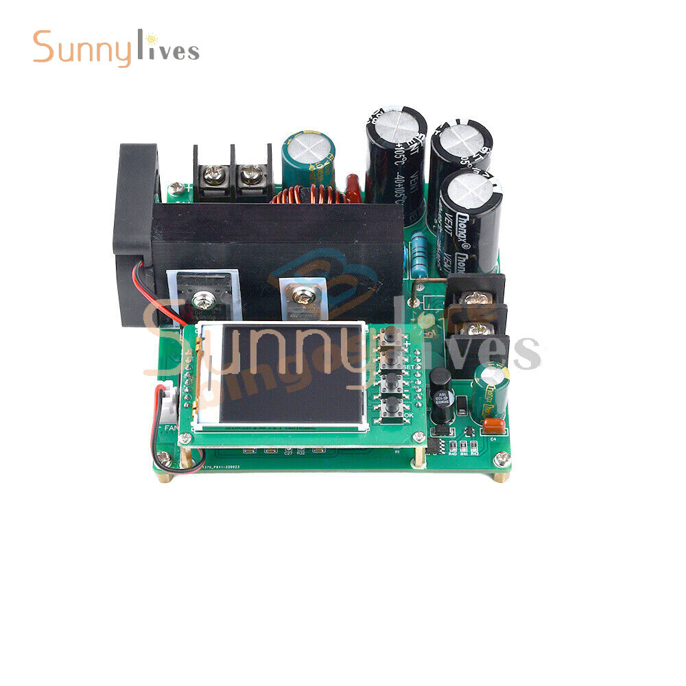 DC9V~60V 900W 15A CNC LCD Display Constant Current Voltage DC Boost Module New
