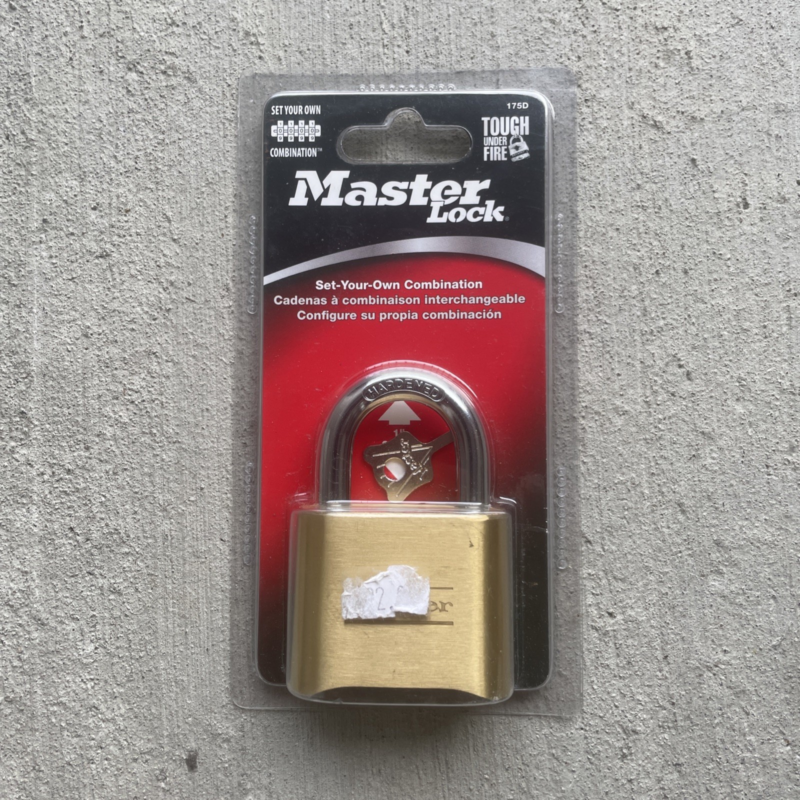 Master Lock 175D Combination Padlock