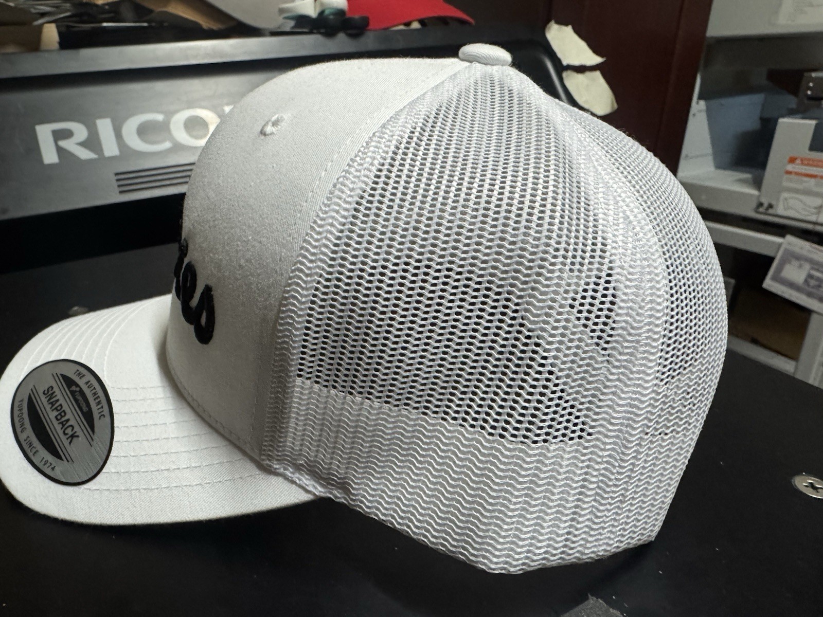White Titties Golf Snapback Mesh Trucker Hat -Not Titleist - Funny Golf Gift USA