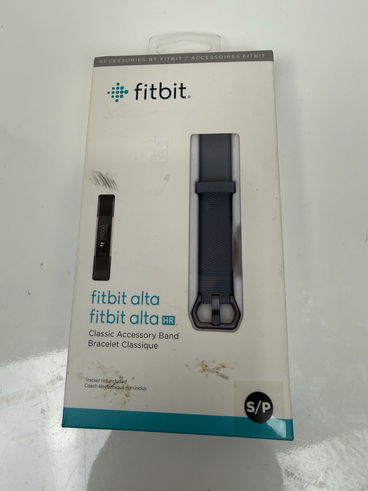 Fitbit Alta HR Smartwatch Band Mens/Unisex S/P GRAY *New SEALED