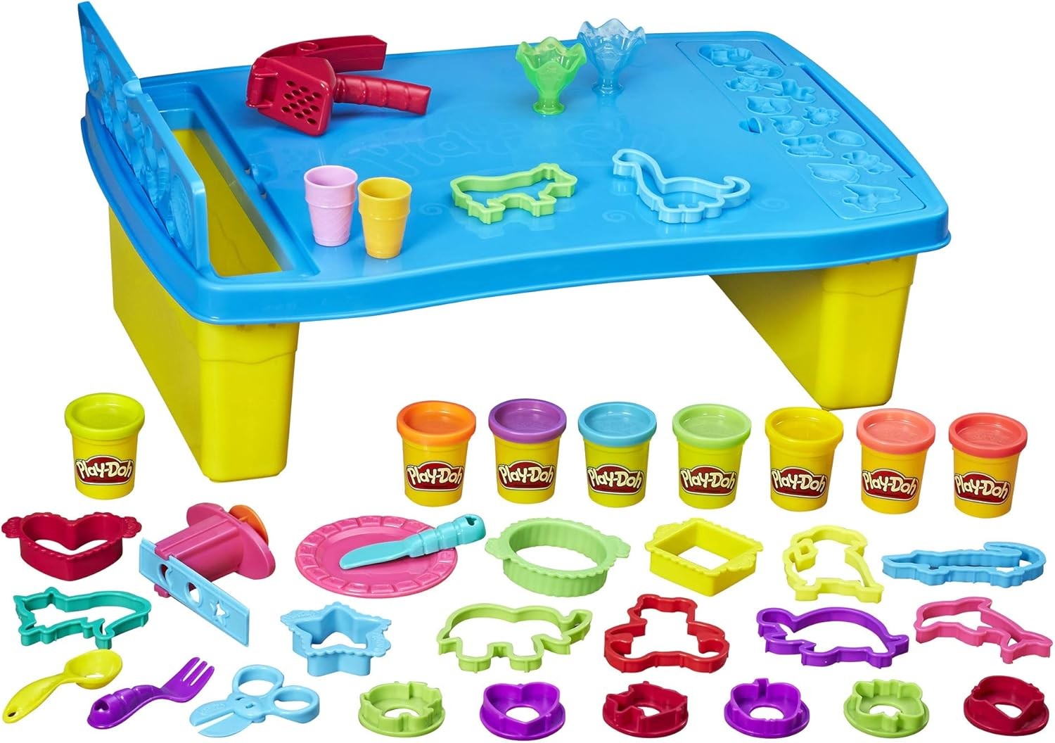 Playdoh Play and Store Table Toy with Accessories