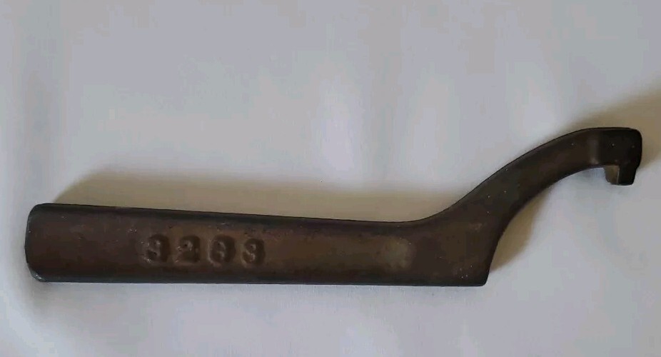 Vintage Dunham (3263) Pin Spanner Wrench 1 1/2 inch