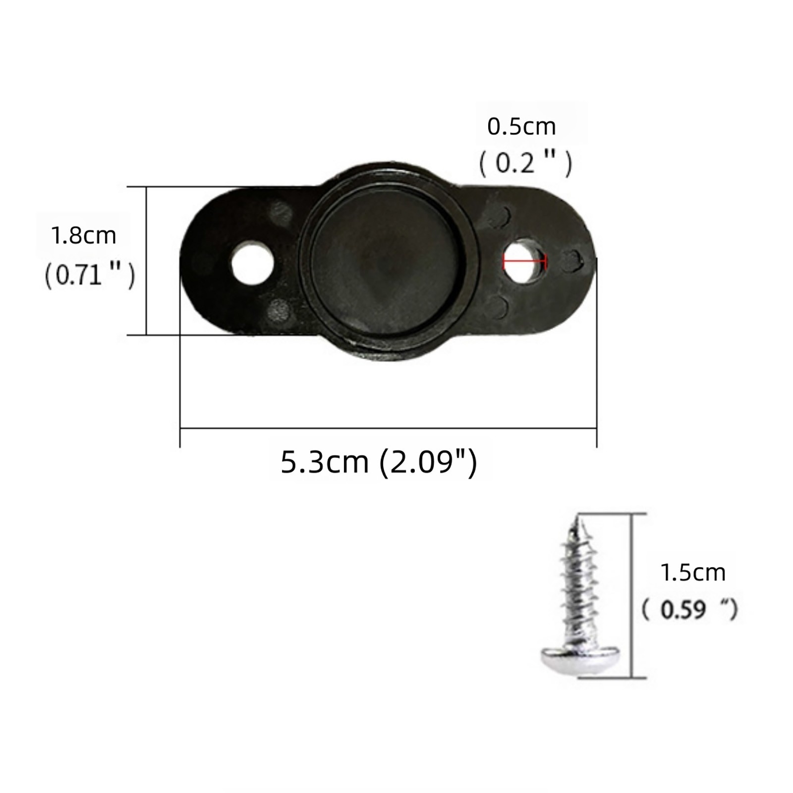 2PCS Heavy Duty Battery Junction Posts, 12V-48V Single Stud for Auto Marine