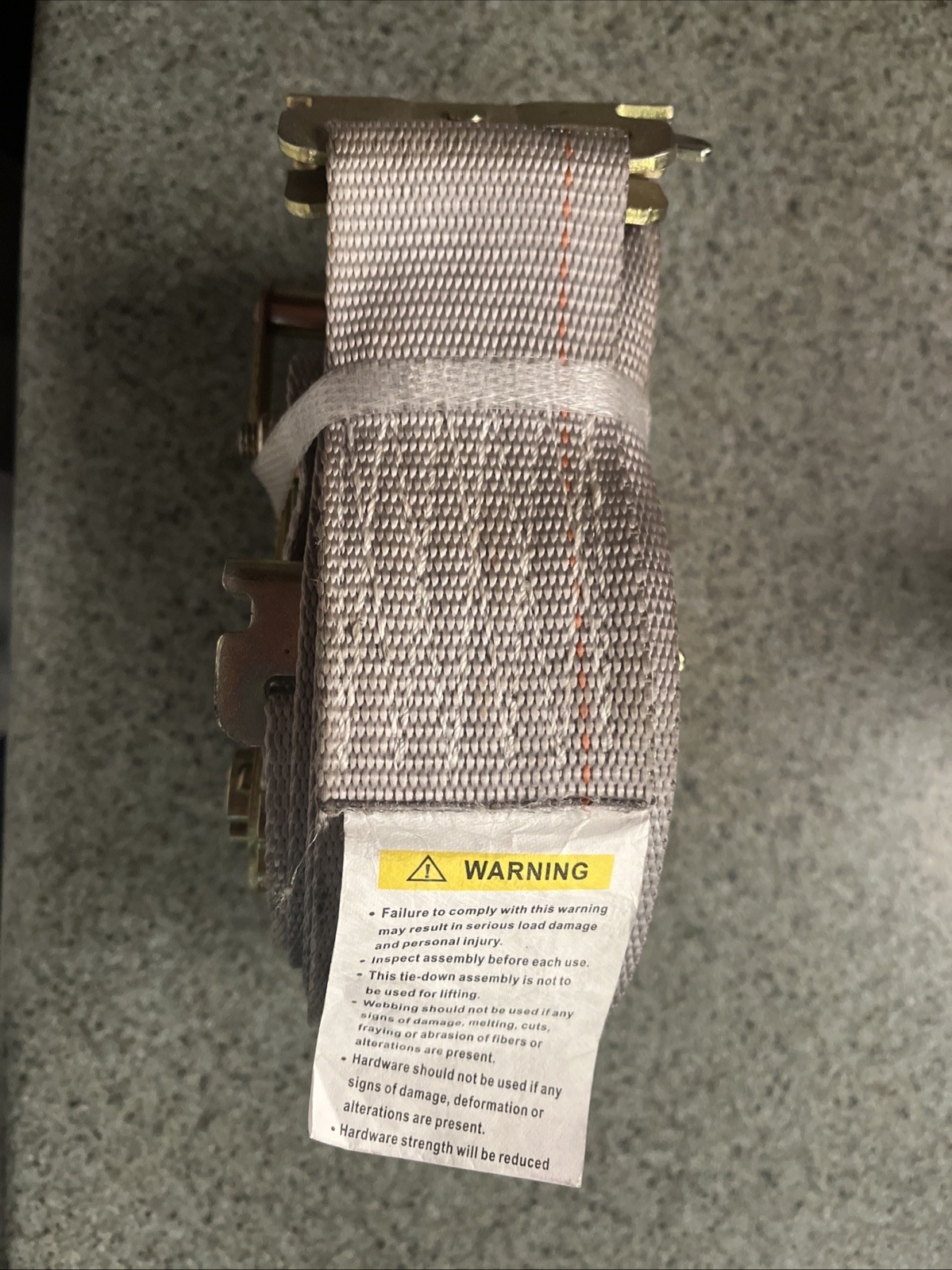 SNS A-2X16RSE-l Interior Van Ratchet Strap With E Track ￼￼