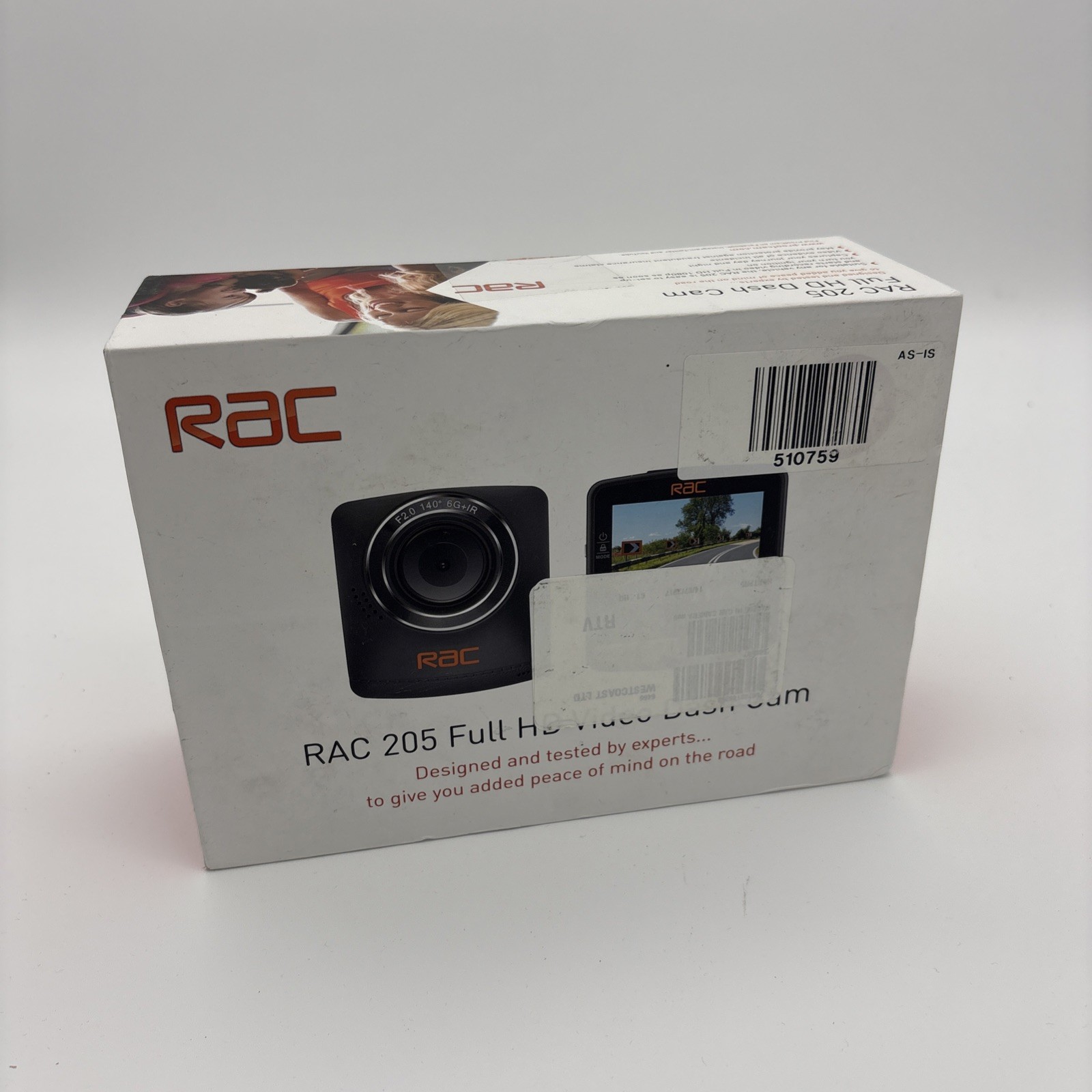 RAC 205 Full HD 1080p Car Dash Cam Camera Recorder 170° Wide Night Vision Boxed