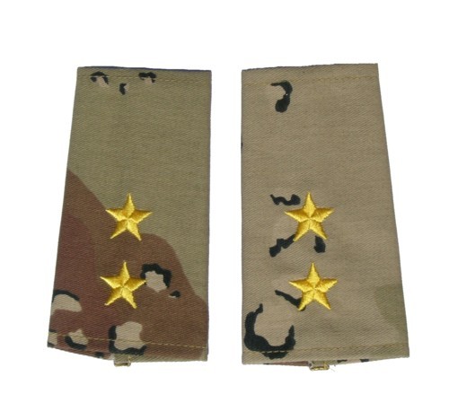 Iraqi Army 1st Leutenant Desert Camouflage shoulder boards