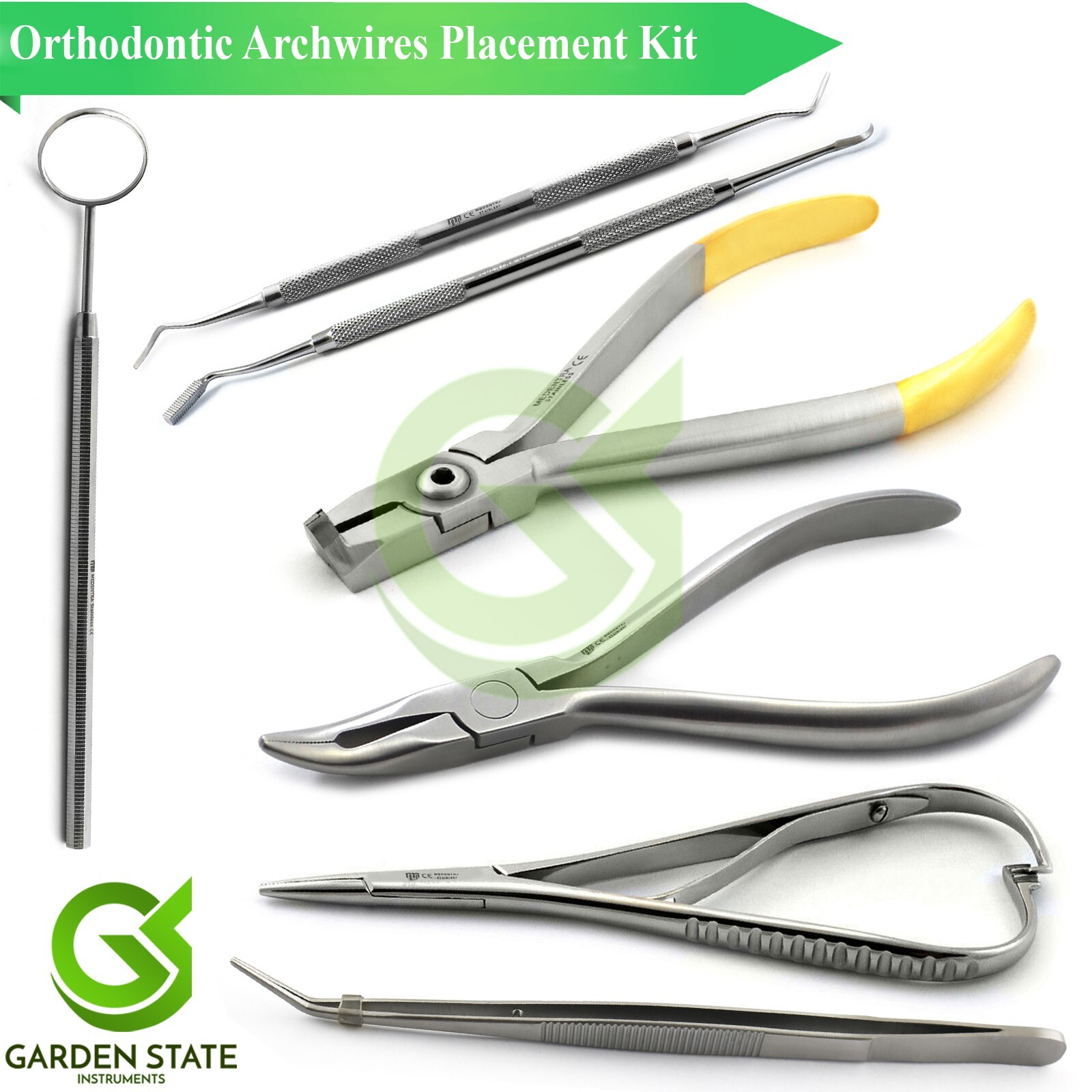 Orthodontic Archwires Placement Tools Set Dental Assistant Students Kit