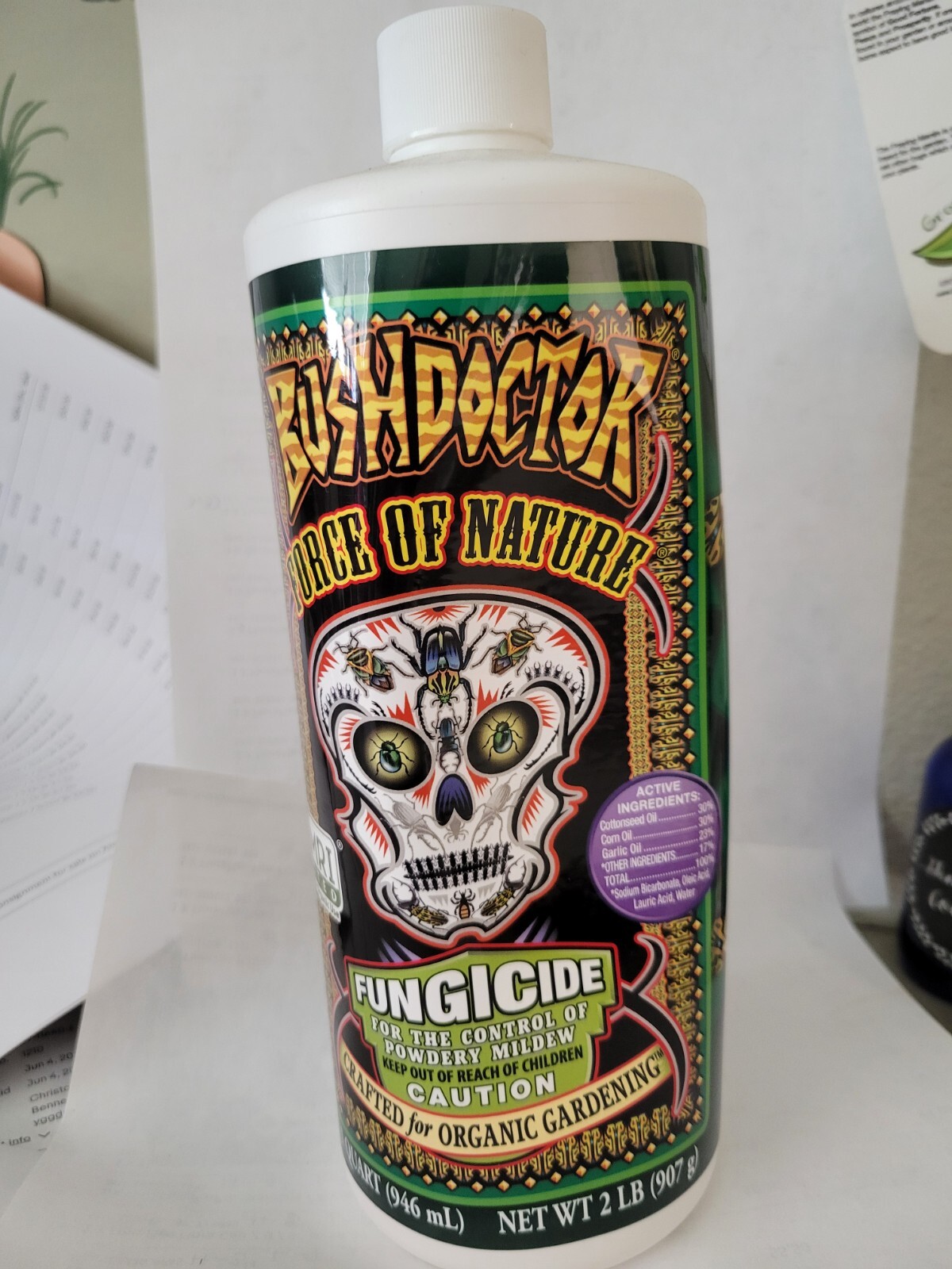 FoxFarm BushDoctor Force of Nature Fungicide (concentrate) 1 quart don't bud me