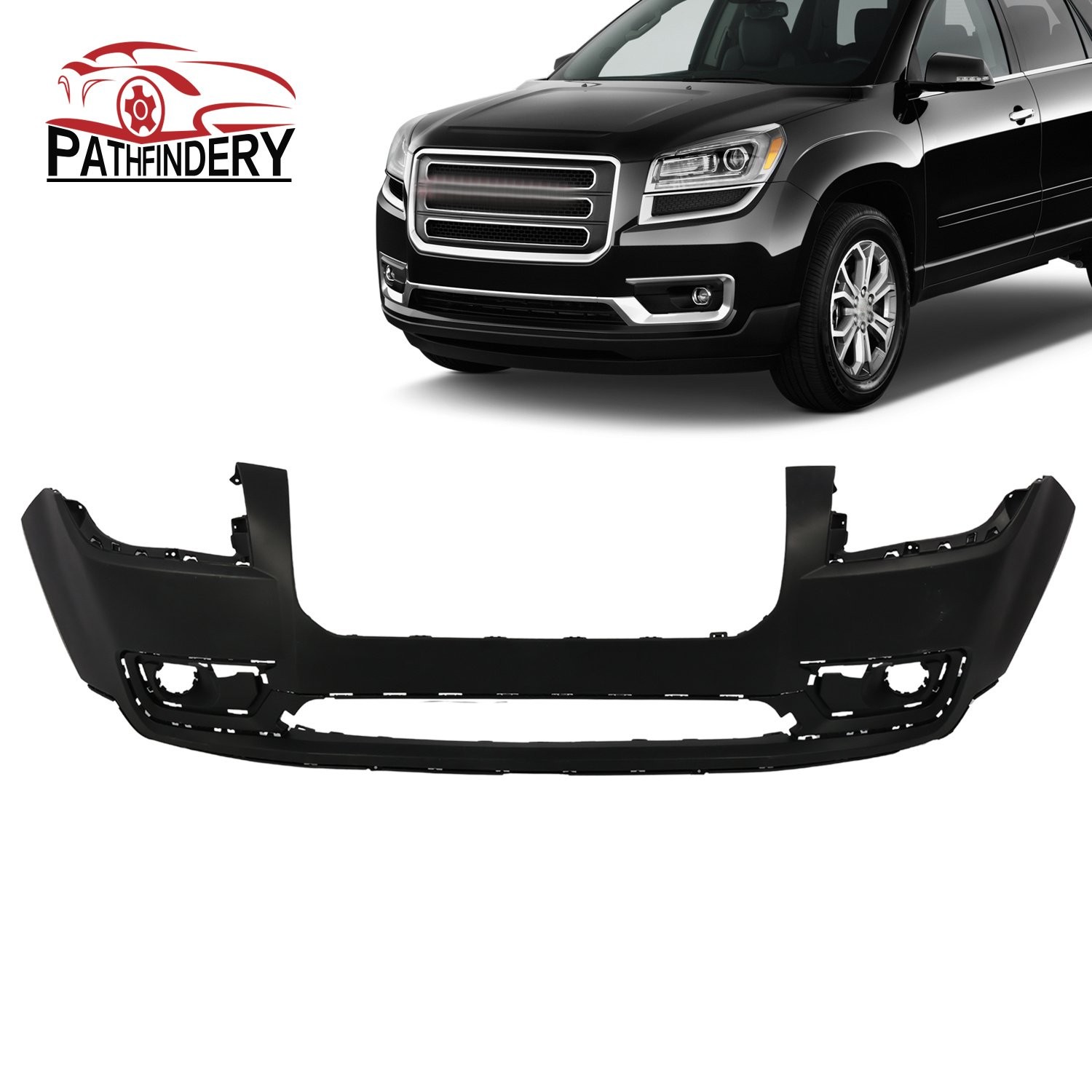 Front Upper Bumper Cover For 2013 2014 2015 2016 GMC Acadia Primed
