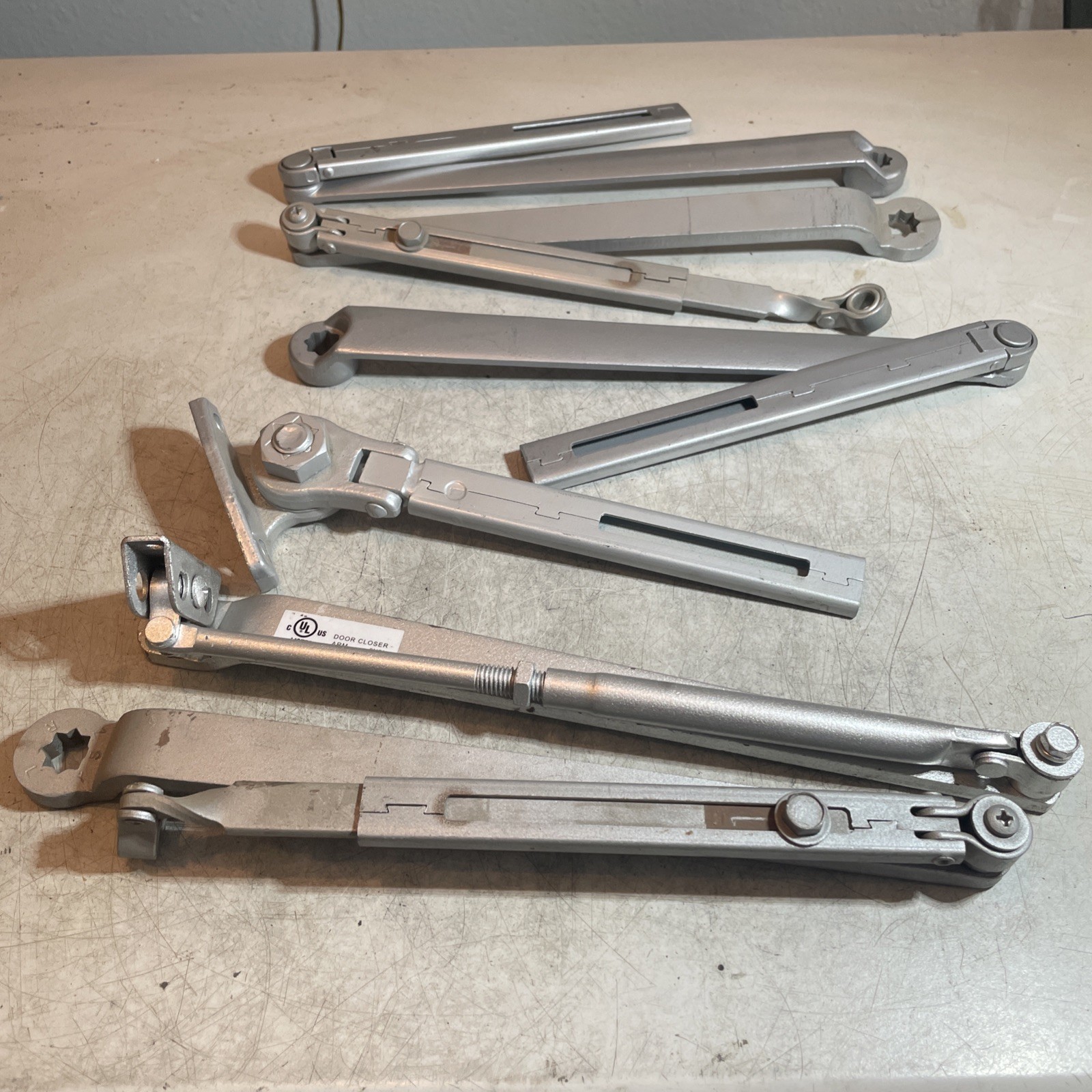 Lot Of 6 Door Closer Parts And Assemblies