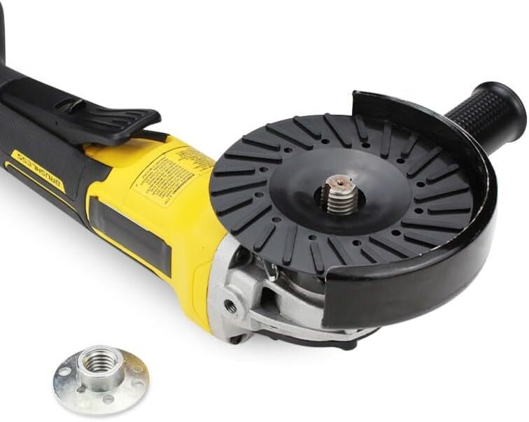 1 Pack - 4-1/2" x 5/8"-11 Resin Fiber Disc Backing Pad with Lock Nut for Grinder