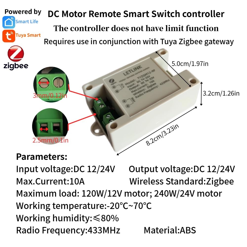 Intelligent Wireless Forward and Reverse Motor Remote Controller, DC 732v DC ...