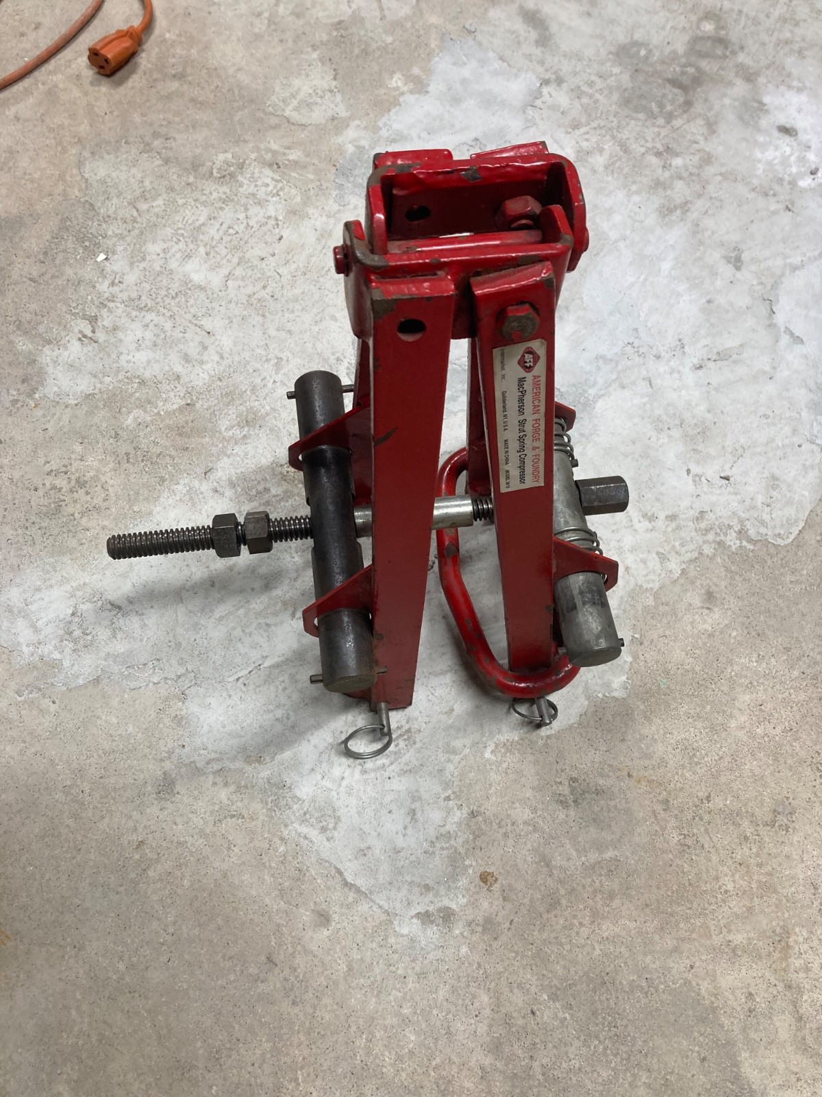 AMERICAN FORGE&FOUNDRY SINGLE ACTION STRUT SPRING COMPRESSOR #3610