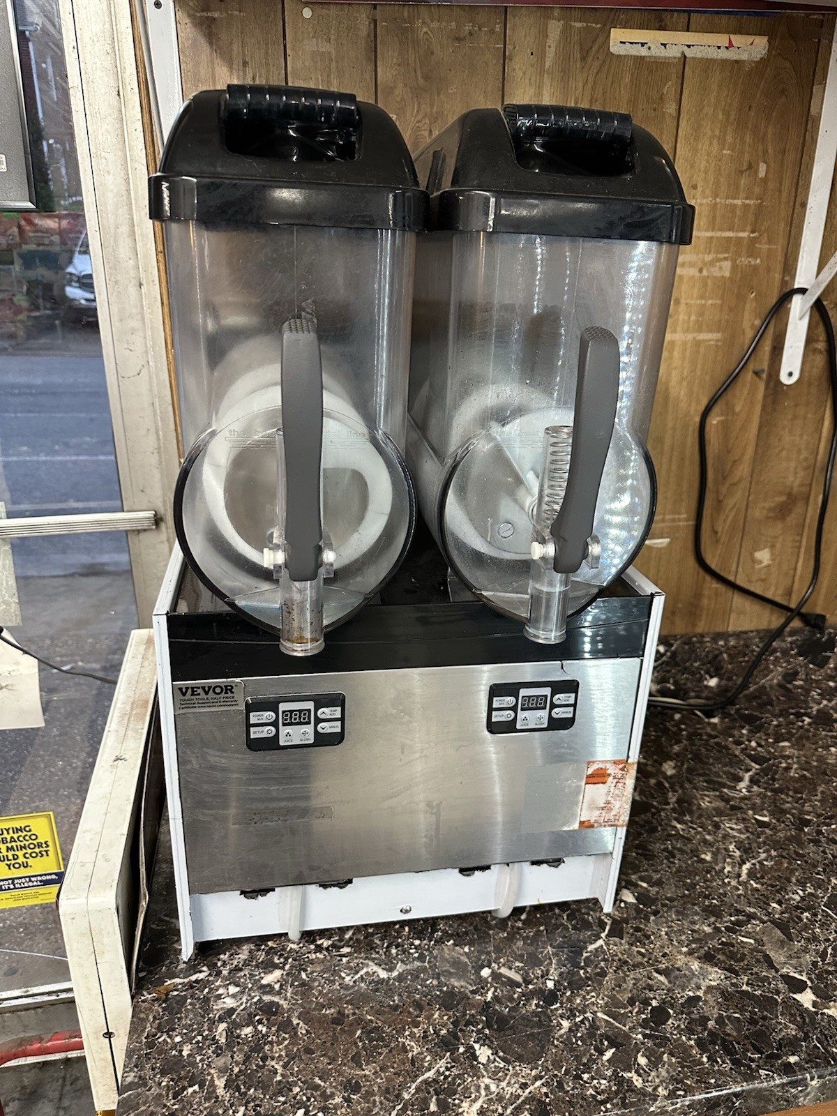 VEVOR Commercial Slushy Machine 12Lx2 Tank Margarita Smoothie Frozen Drink Maker