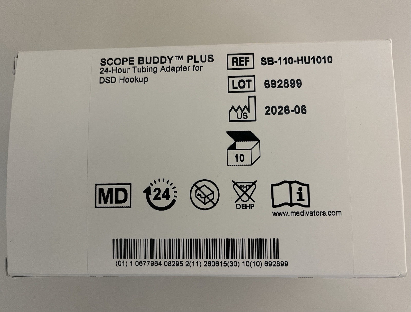 SCOPE BUDDY PLUS SB-110-HU1010 24-HOUR MULTI-USE DSD HOOKUP - Box of 10