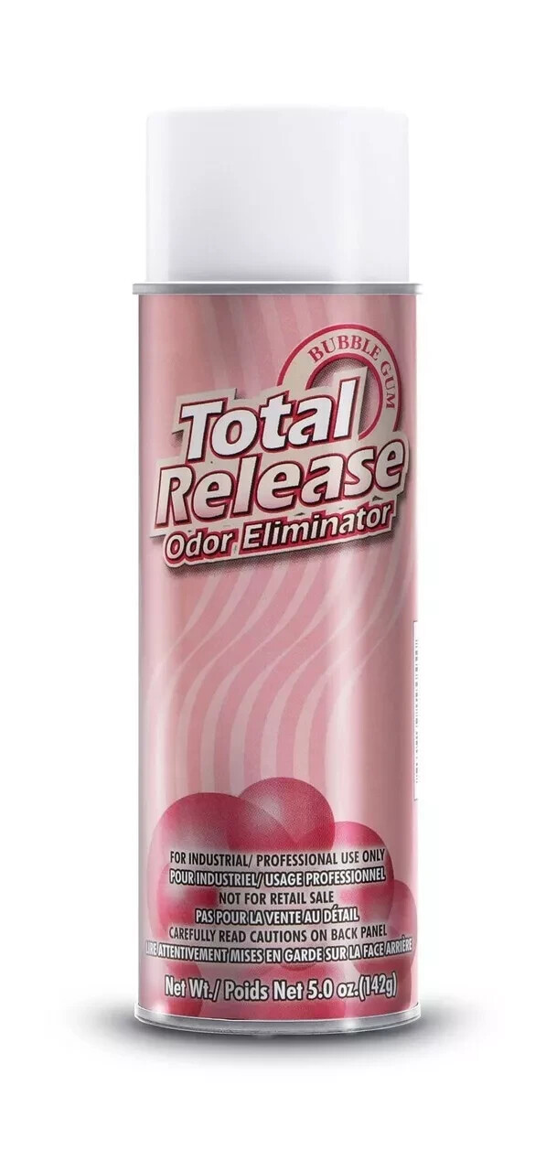 Total Release Odor Eliminator - Bubble Gum Scent by Hi-Tech (5 oz Aerosol)