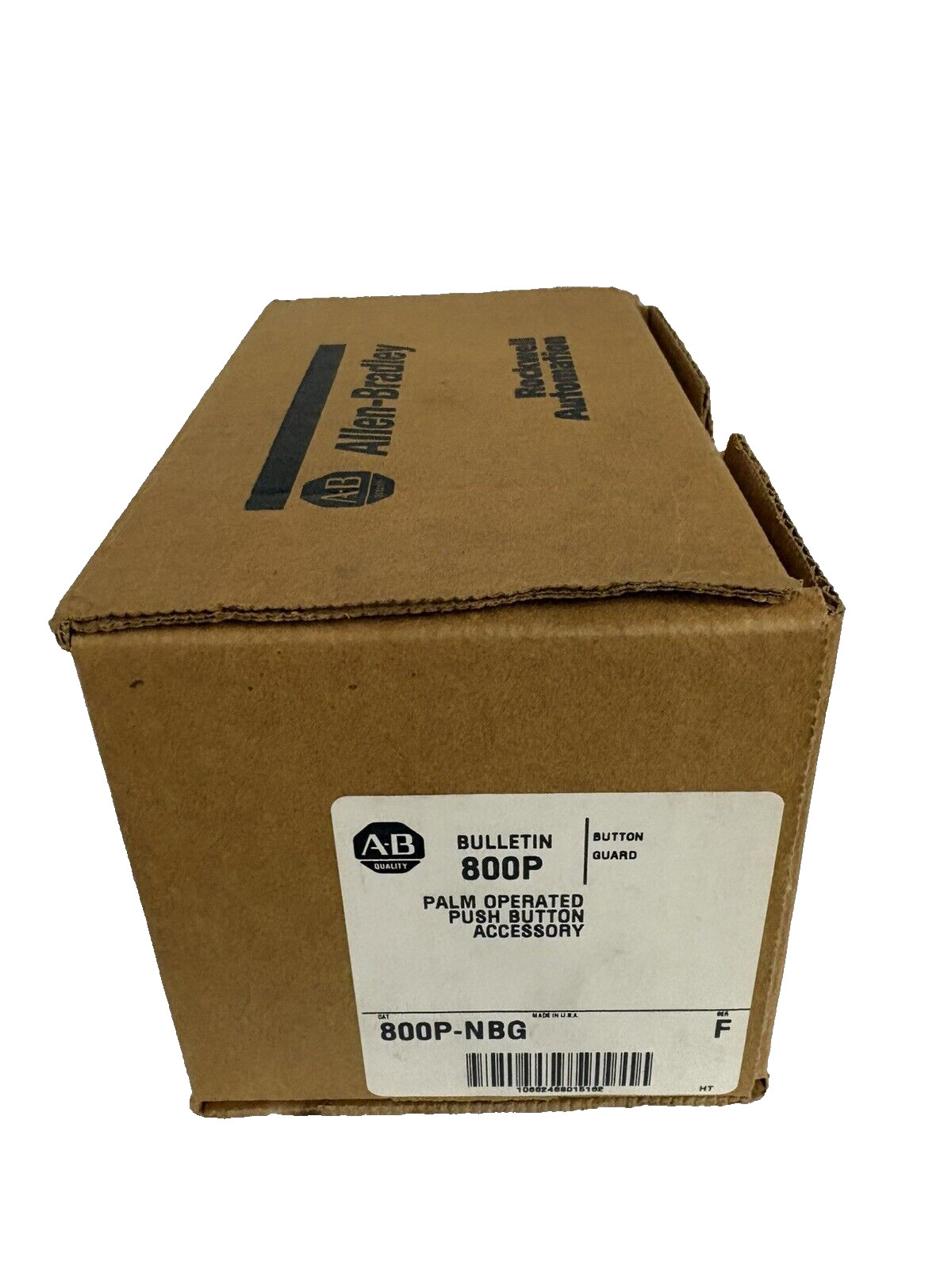 New Allen Bradley 800P-NBG Palm Operating Push Button Accessory Series F NIB