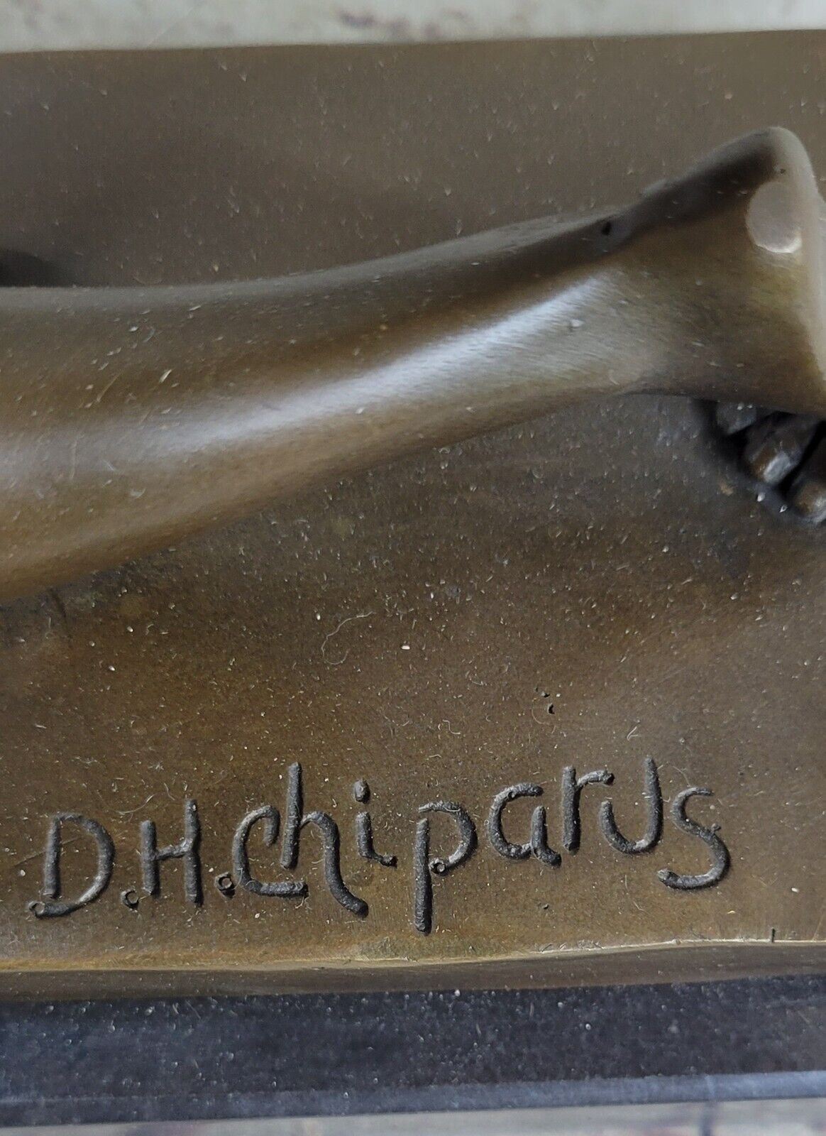 Elegant Amazing Sensual Bronze - Dancer - D. H. Chiparus Dance Trophy Decor